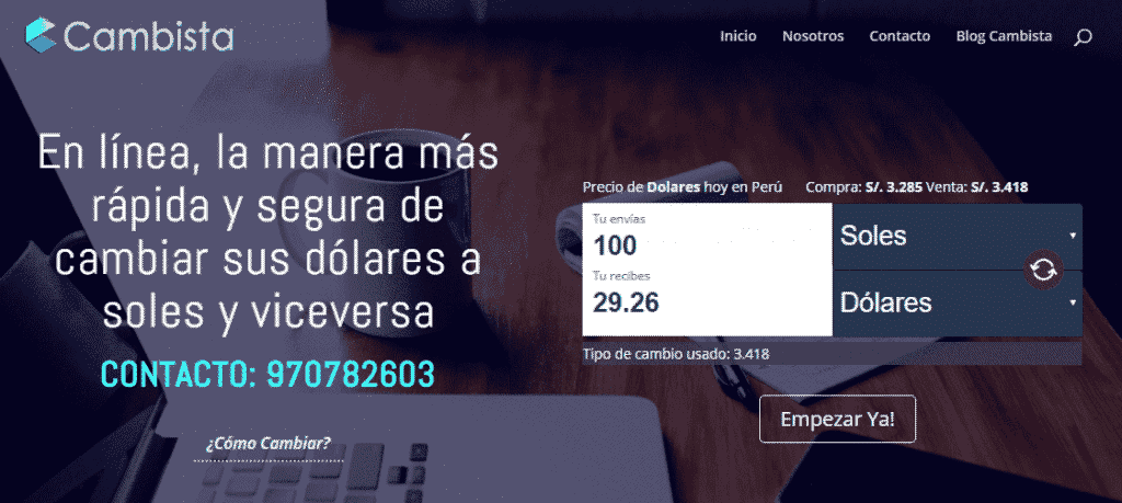 calculadora de dolares de cambista